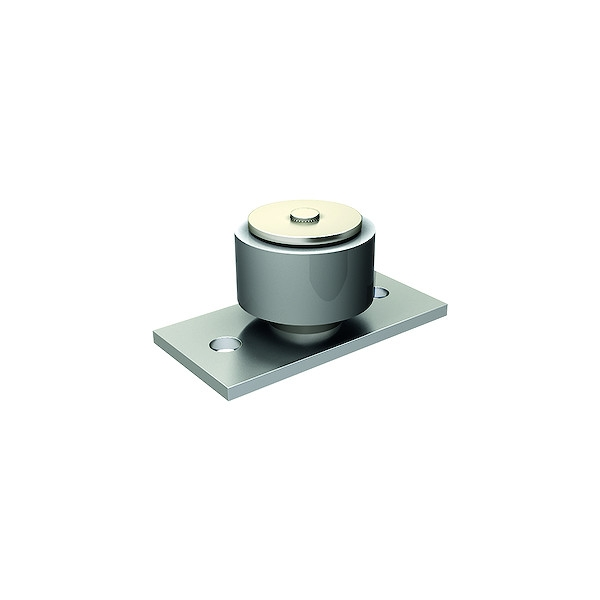 Guide bas olive sur platine renforcée pour porte coulissante 1059 SPORTUB - Guide déporté : Non - Diamètre : 50 mm - Haute...