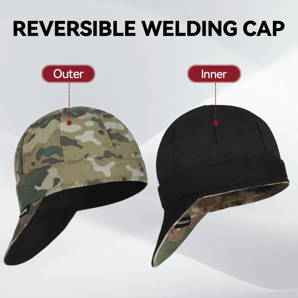 ARCCAPTAIN Reversible Welding Cap 10 oz Fireproof En coton Comforts Colour