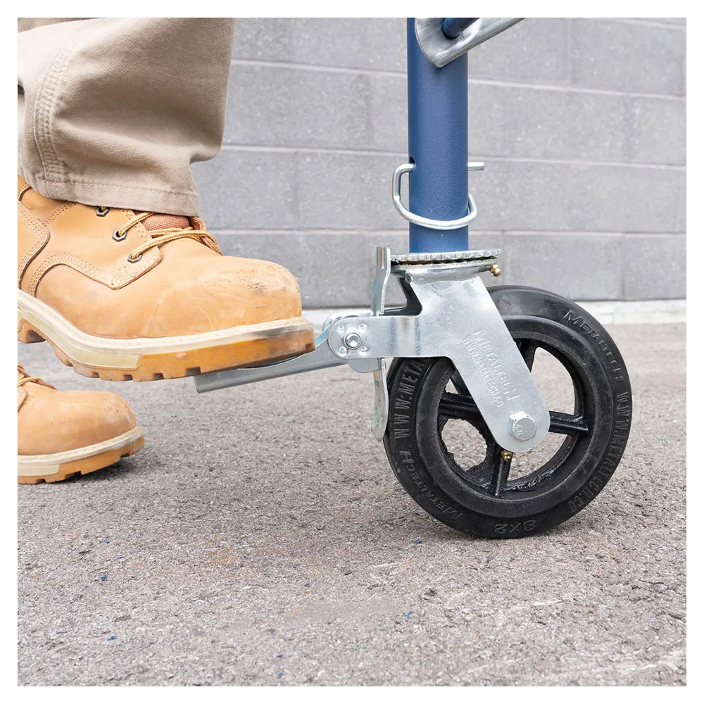 Certifié Norme EN 12811 Roue pour échafaudage, 8''