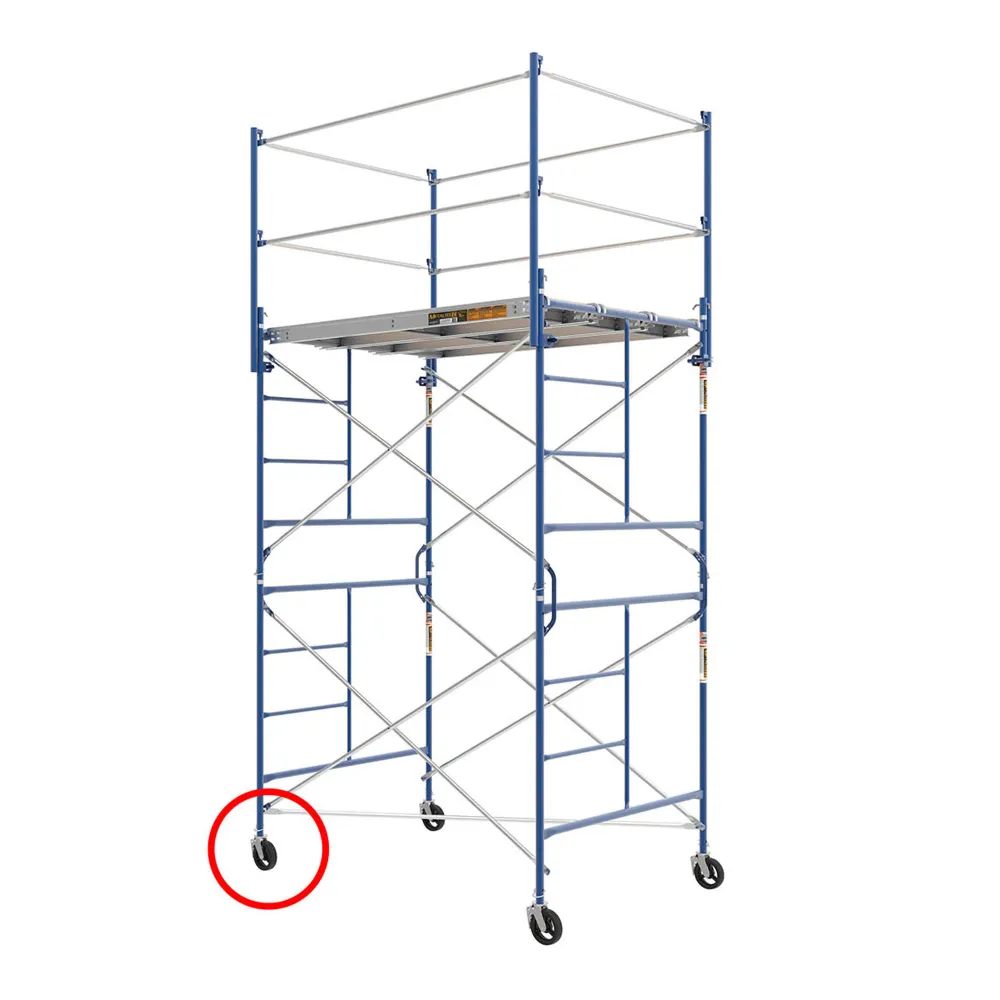 Certifié Norme EN 12811 Roue pour échafaudage, 8''