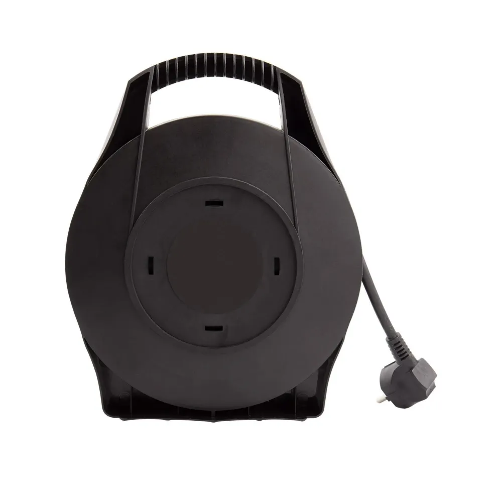 Cordon d'alimentation IEC Rallonge déployable de 10m avec câblage 3x1.5 mm.