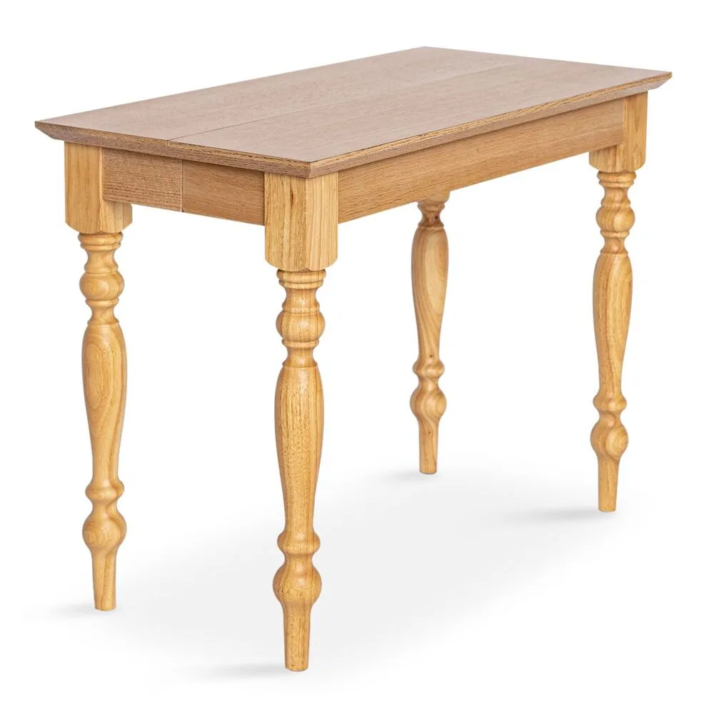 Table console extensible 250cm Elegancy Chêne évident à montage mural