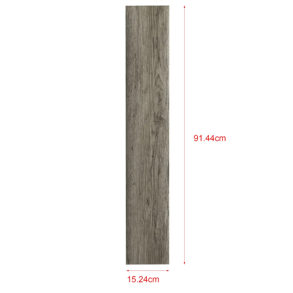 Revêtement de sol adhésif PVC vinyle 28 pièces 3,92 m² gris accent chêne grisé 03_0007222