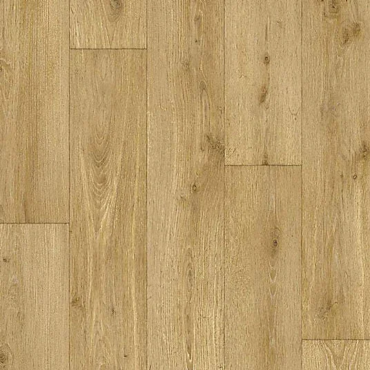 Sol Vinyle Link Plus - Imitation parquet bois naturel - Surface brillante - Rouleau de 4m x 16m