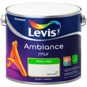 Ambiance Mur extra mat Levis pour Salle de Bain