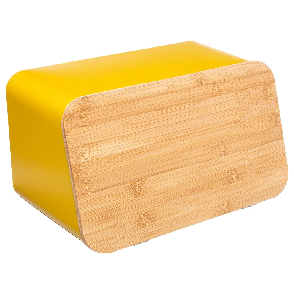Five Bread Box Jaune soleil avec système de verrouillage