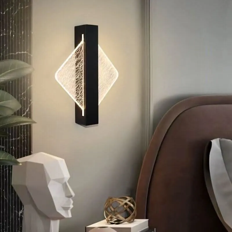 Applique Murale LED | Orbit avec base en bois