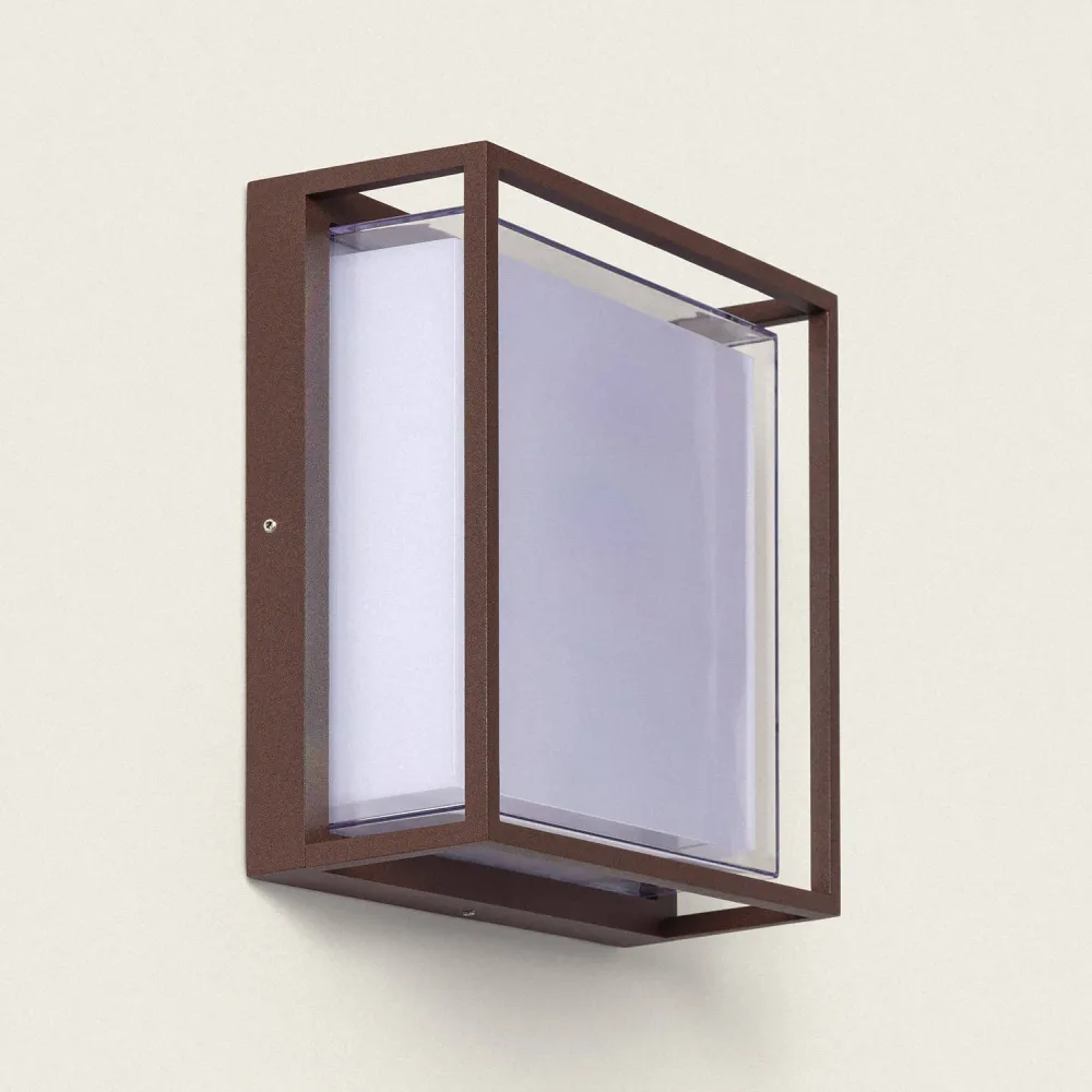 Lampe à lave Lampe murale extérieure LED Arelien, 20 W, aluminium, dupliqué diffuseur, CCT ajustable
