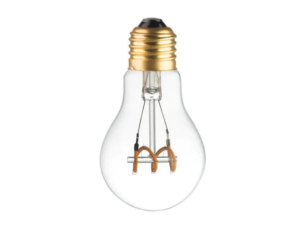 Pack 3 ampoules E27 LED déco blanc tempéré filament spirale