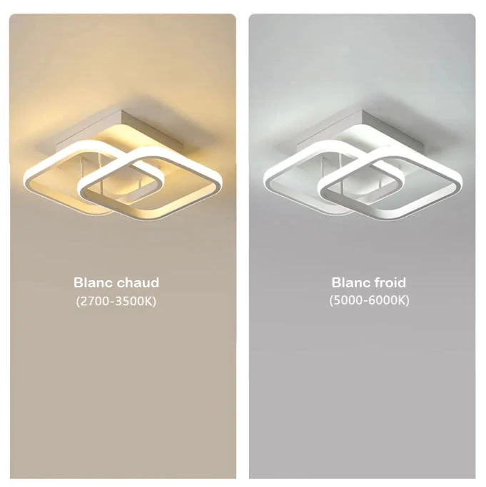 Plafonnier LED Géométrique Récent