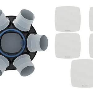 VMC facile flux auto-réglable Sauter Agalina pour ample logement à Pince de Masse et Électrode