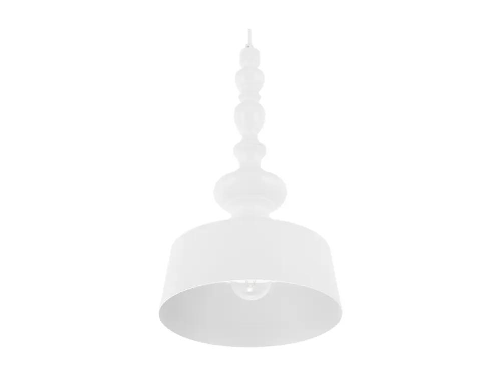 Lampe suspension blanc DRIVA avec diffuseur opale