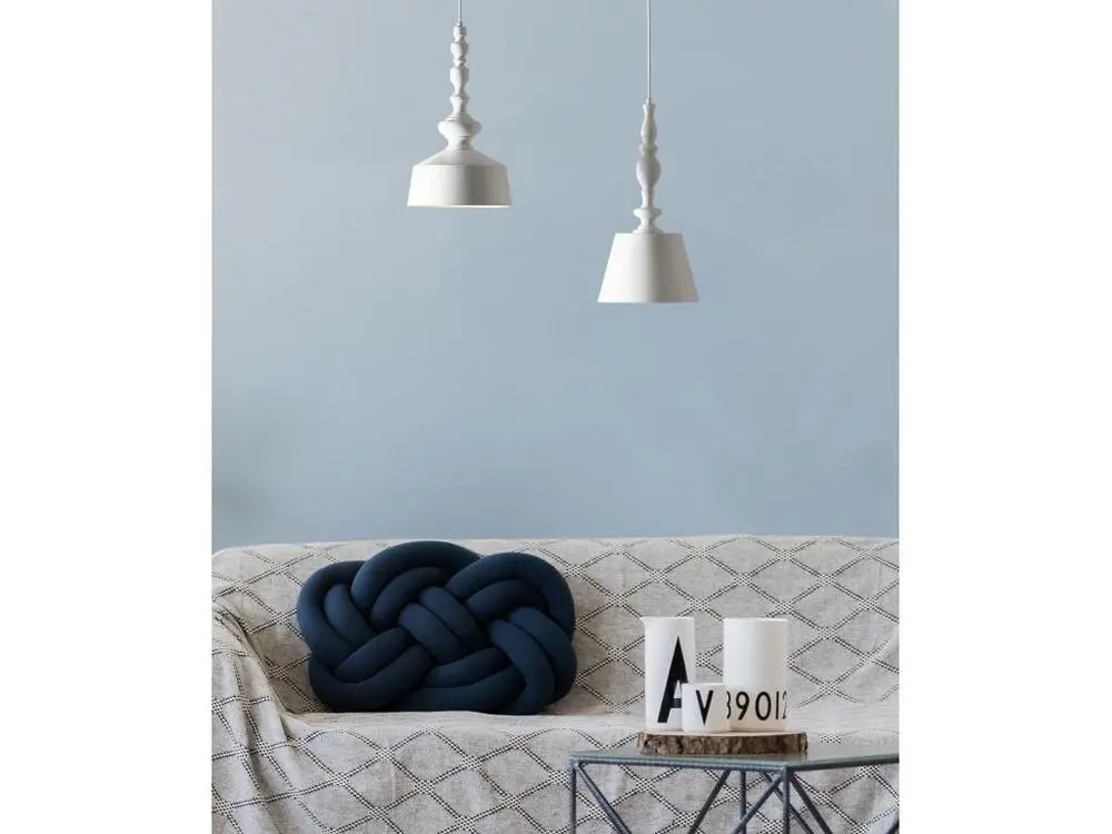 Lampe suspension blanc DRIVA avec diffuseur opale