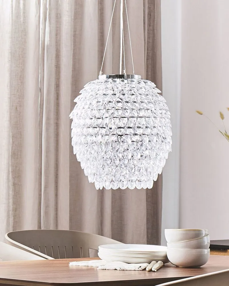 Luminaire de plafond à diffusion uniforme Lampe suspension argenté SAUER