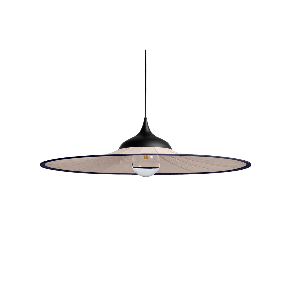 Simple Light Bloom Suspension, IP20, Ø 90 cm, crème à fixation clip