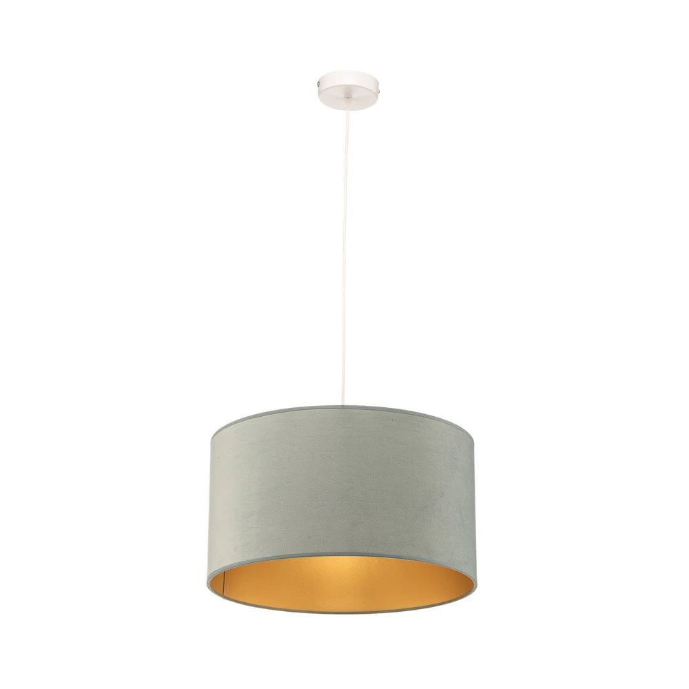 Suspension Golden Roller Ø 40 cm vert menthe/doré - Installation Facile