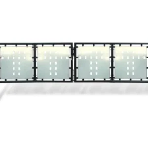 Portail minimaliste de clôture Noir 300x125