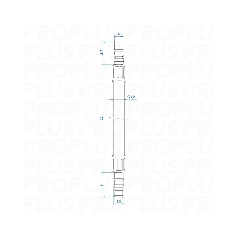 Certifié NF Flexibler Schlauchanschluss 25 cm – Warm- & Kaltwasser, Z-Tüll-Anschluss, für Wohnmobil & Boot