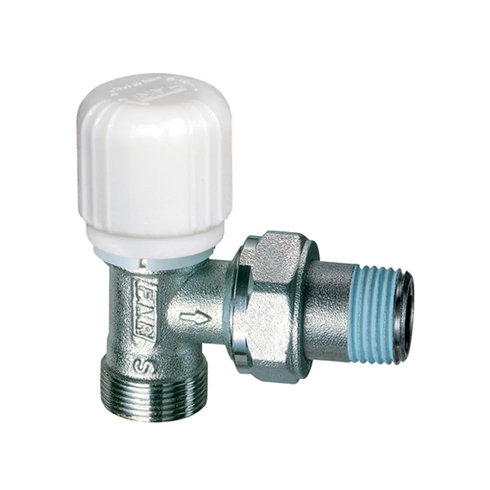 Certifié NF Valvola Squadra Termostatizzabile Per Tubo Rame, Plastica E Multistrato Far 3/8" - 24X19