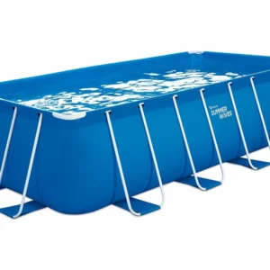 Piscine tubulaire rectangulaire "milo" - 4.88 x 2.44 x 1.22 m - sans filtration pour professionnels du bâtiment