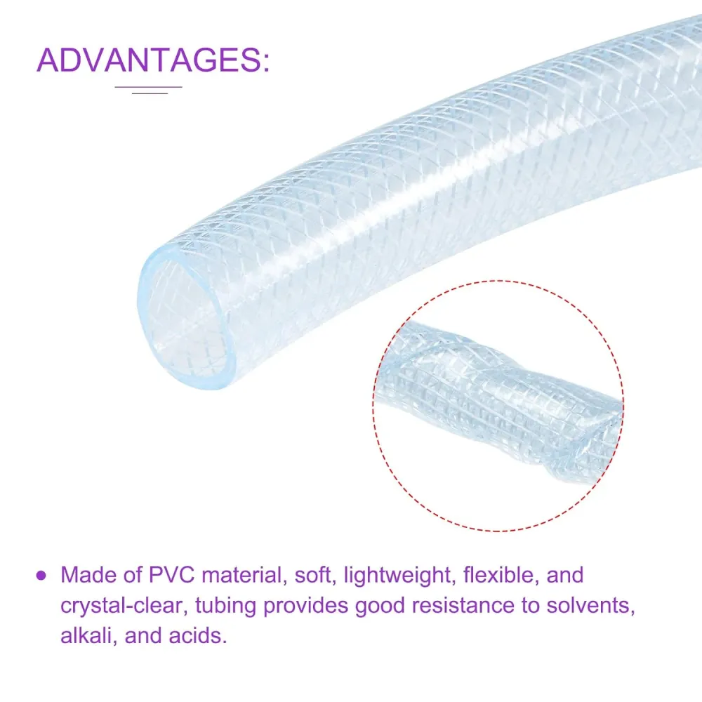 Tuyau CRISTALTEX 6mm HELIFLEXFLEX 50M | Résistant aux UV |
